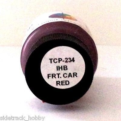 TCP234 1 oz Indiana Harbor Belt Freight Car Paint Bottle, Red