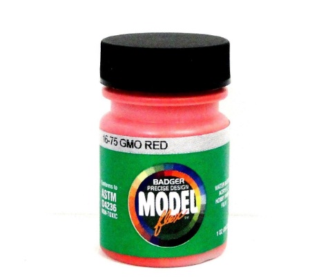 TCP316 1 oz Gulf Mobile & Ohio Acrylic Paint Bottle, Red