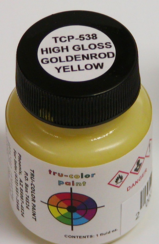 1 oz High Gloss Acrylic Paint, Goldenrod Yellow