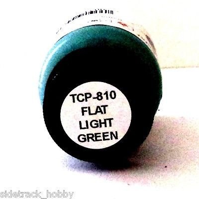 TCP810 1 oz Flat Paint Bottle, Light Green