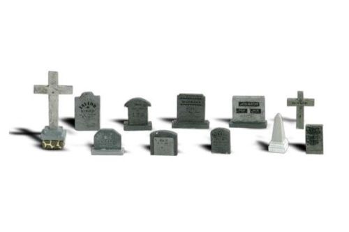 WOO2726 O Tombstones O Scale