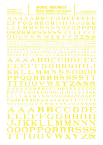 WOO705 Roman RR, Yellow