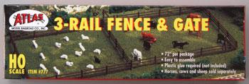 Picture of Atlas Model Railroad ATL777 Rustic Fence & Gate Kit