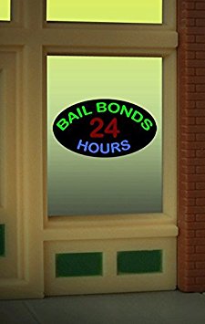 MIE8880 Bail Bonds Window sign