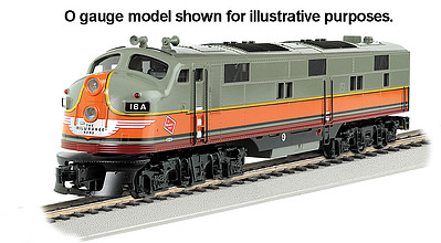 BAC66705 HO Scale EMD E7-A Milwaukee Road with 8PP