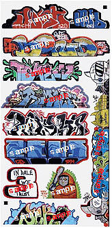 BLR2263 No. 14 HO Graffiti Decals Mega Set