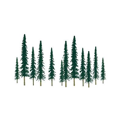 2-4 in. Conifer Pine Tree - Pack of 36