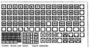 BLR108 HO US Route Markers