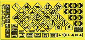 BLR105 HO Scale Warning No.1 Sign