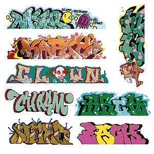 BLR1248 No. 5 N Scale Graffiti Decals Mega Set