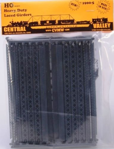 CVM19005 30 in. HO Scale Heavy Duty Laced Bridge Girders - 5 Piece