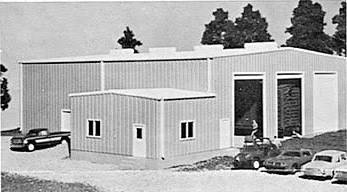 PKS0015 HO Scale Shops 70 x 80 Plus Offc