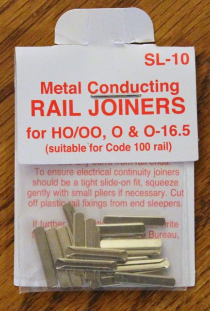 PCOSL-10 HO Rail Joiners 100 Code