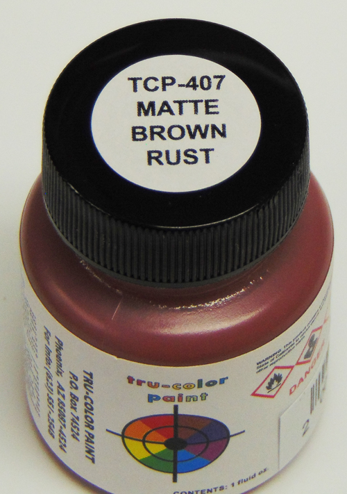 TCP407 Matte Brown Rust Paint - 1 oz