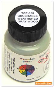 1 oz & 29.6 ml Flat Weathered Gray Wood