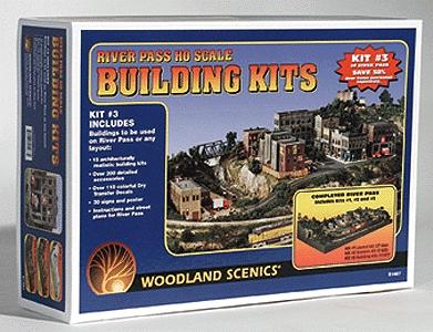 Picture of Woodland Scenics WOO1487 No. 3 HO Scale River Pass Building Kit
