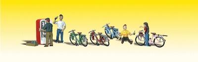 WOO2194 N Scale Bicycle Buddies