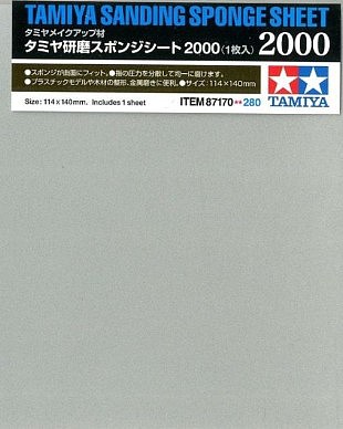 Sanding Sponge Sheet 2000 Level