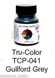 TCP041 1 oz Guilford Paint Bottle, Grey
