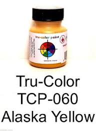 TCP060 1 oz Alaska Railroad Paint Bottle, Yellow