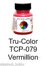 TCP079 1 oz Vermillion Paint Bottle