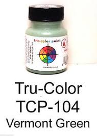 TCP104 1 oz Vermont Paint Bottle, Green