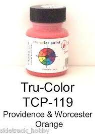 TCP119 Providence & Worcester Paint Bottle, Orange