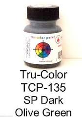 TCP135 1 oz Southern Pacific Paint Bottle, Olive Green