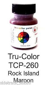 1 oz Rock Island Paint Bottle, Maroon