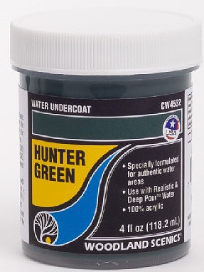 WOO4532 Water Undercoat, Hunter Green