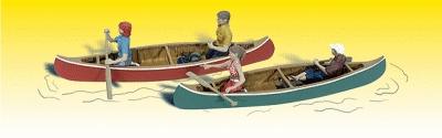 N Scale - Canoers