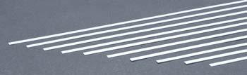 EVG127 0.20 x 0.156 in Styrene Strips Railroad Scratch Building Supply, White