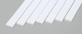 Picture of EverGreen EVG169 0.08 x 0.25 in. Styrene Strips Railroad Scratch Building Supply, White