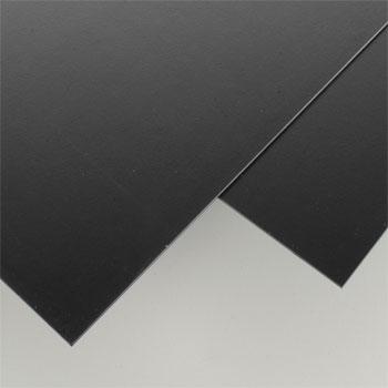 EVG9116 0.06 x 8 x 21 in. Styrene Plastic Sheet Railroad Scratch Building Supply, Black - Pack of 2