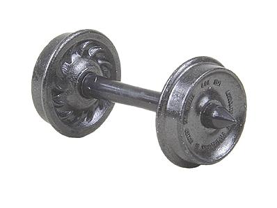 KAD523 33 in. HO Ribbed Back Metal Wheel Sets