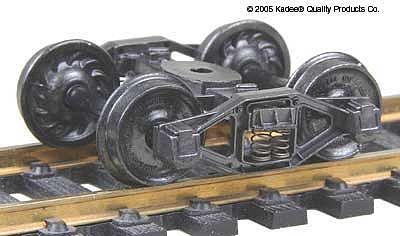 KAD554 33 in. HO Scale Self Centering Bettendorf T-Section Wheels