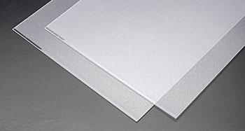 PLS91252 0.40 x 7 x 1 in. Plastic Sheet Rod Tube Strip, Clear Blue - Count 2