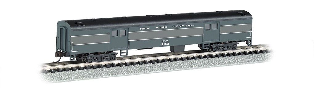 Picture of Bachmann BAC14455 72 ft. New York Central N Scale Smooth Sided Baggage Car