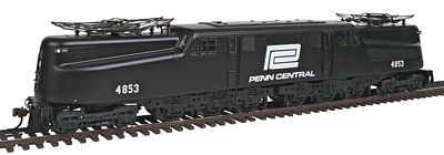 BAC65305 HO Scale No.4853 GG1 Penn Central, Black with White Lettering -  BACHMANN