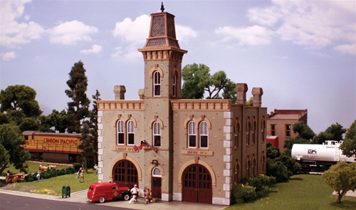 Design Preservation Models DPM12400 HO Scale No. 3 Fire Station Kit