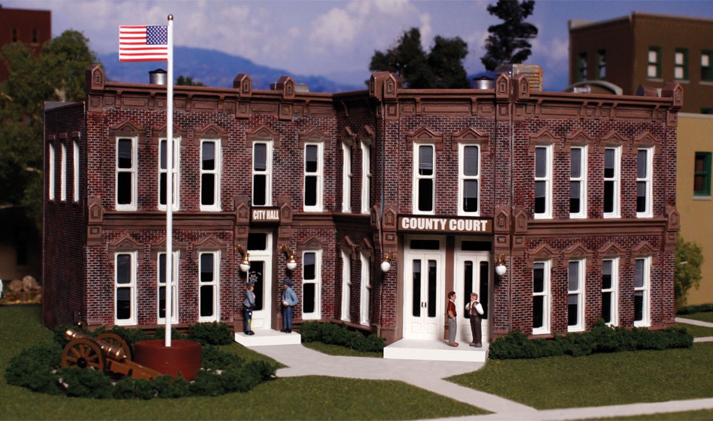 Picture of Design Preservation Models DPM12500 HO Scale County Courthouse Kit