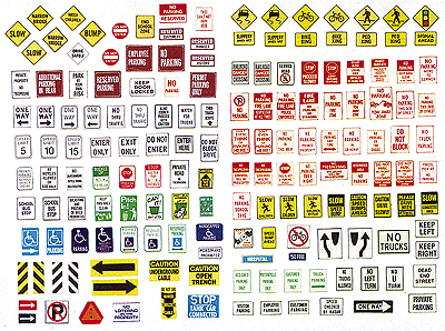 JLI202 Uncommon Street & Parking Signs Posters