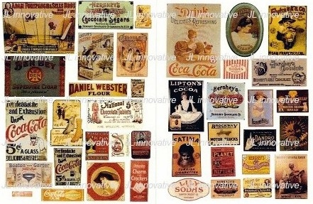 Picture of JL Innovative Design JLI265 1890s-1920s Turn of the Century Signs Posters