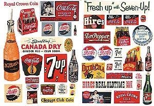 Picture of JL Innovative Design JLI297 1930s-1950s Vintage Soft Drink Signs Posters - Series II