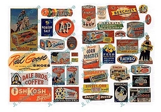 Picture of JL Innovative Design JLI426 1940s-1950s Vintage Food & Household Signs Posters
