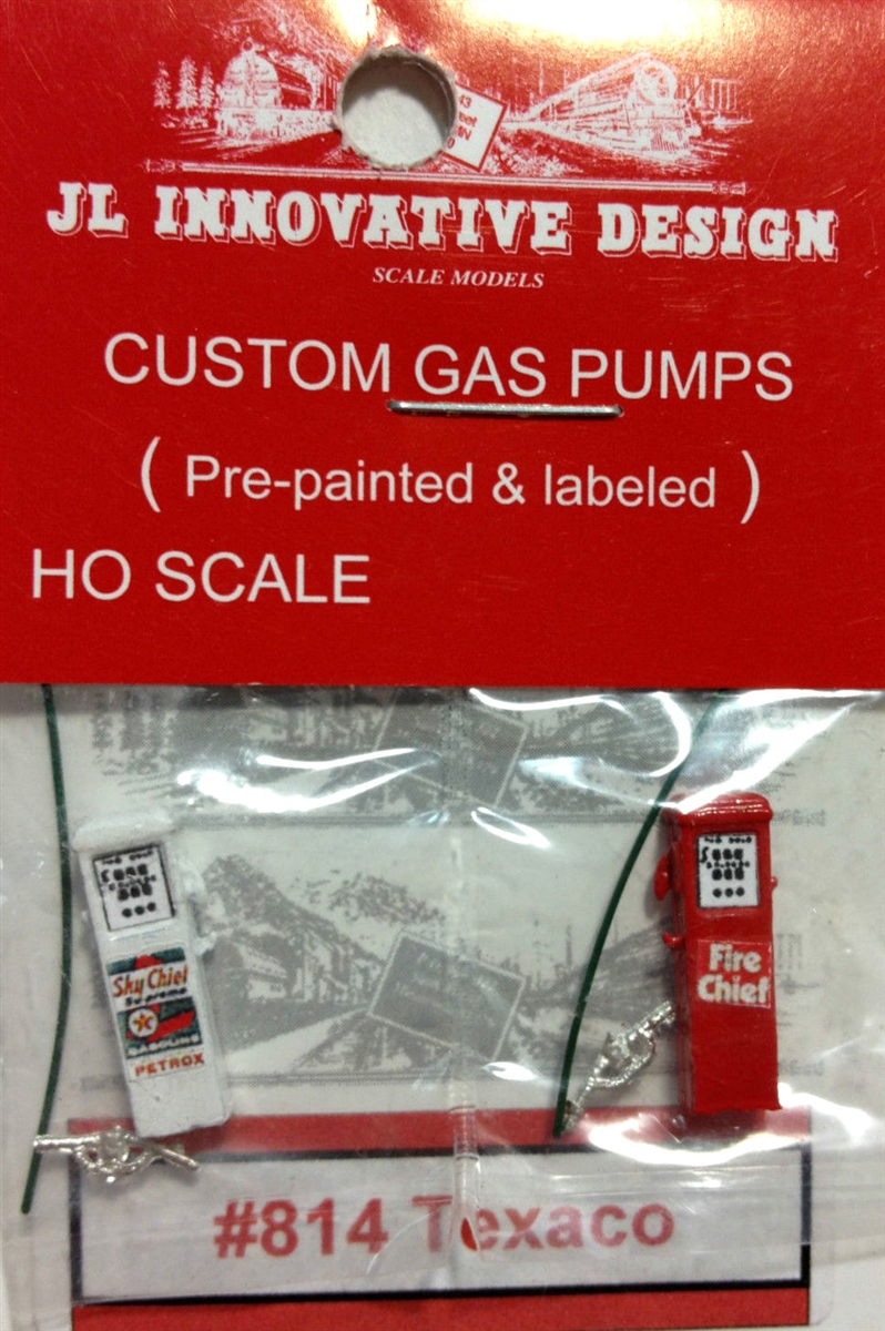 JLI814 Texaco Gas Pump, 2 per Pack