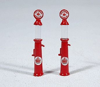 JLI932 Gravity Feed Gas Pump Crown, Red - 2 per Pack