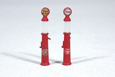 JLI939 Gravity Feed Gas Pump Flying A Model Railroad Building - 2 per Pack