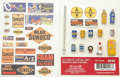 JLI948 Ultimate Sunoco Gas Station Detail Set