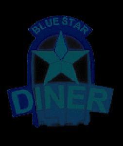 MIE5582 O Horizontal Blue Star Diner Billboard Sign - Medium -  Miller Engineering